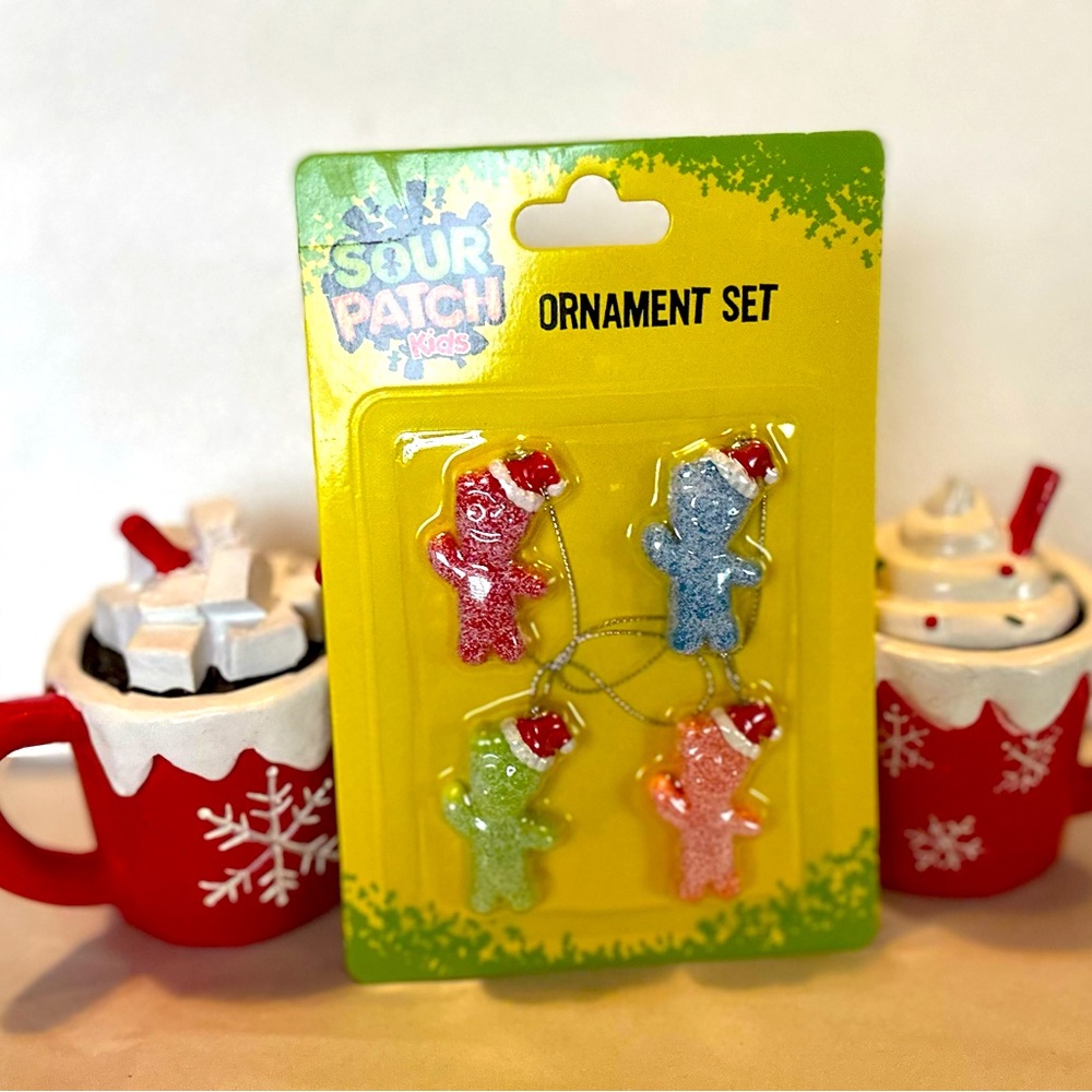 Ruz Sour Patch Kids Ornament Set of 4